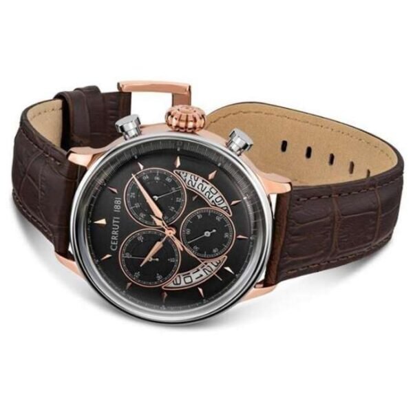 Cerruti Leather Brown Men Watch CECRA26801