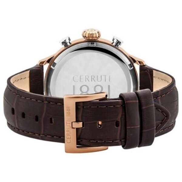 Cerruti Leather Brown Men Watch CECRA26801