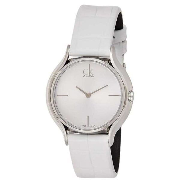 Calvin Klien White Leather Women Watch K2U231K6