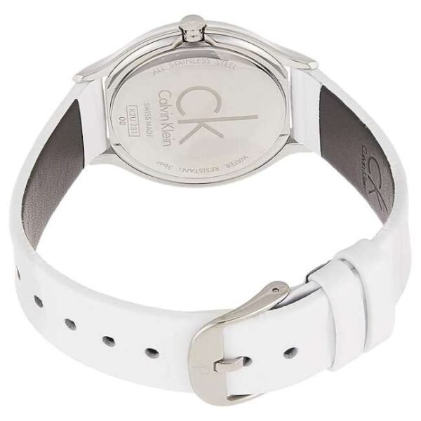 Calvin Klien White Leather Women Watch K2U231K6