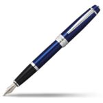 Cross Bailey Blue Lacquer Fountain Pen Medium Nib 456-12
