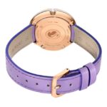 Swarovski Leather Purple Women Watch 5656896