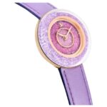 Swarovski Leather Purple Women Watch 5656896
