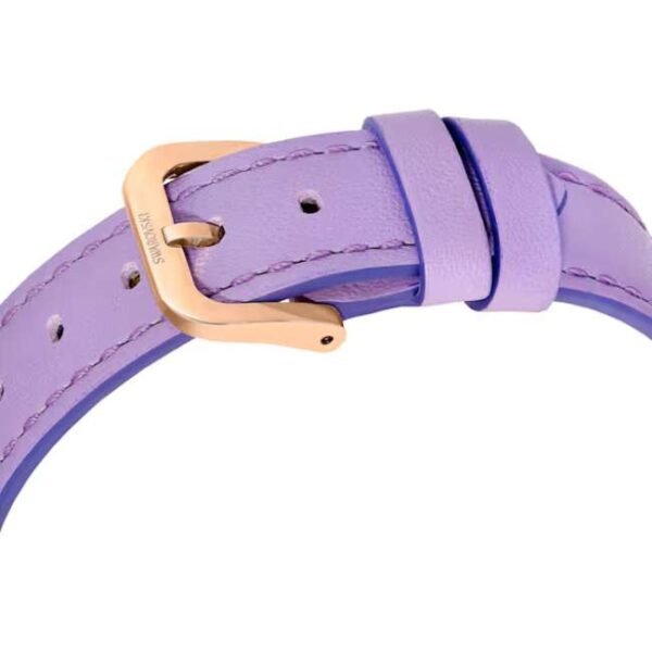 Swarovski Leather Purple Women Watch 5656896