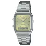 Casio Vintage Stainless Steel Silver Unisex Watch AD280
