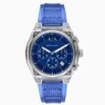 Armani Exchange Blue Men Quartz Watch AX4166