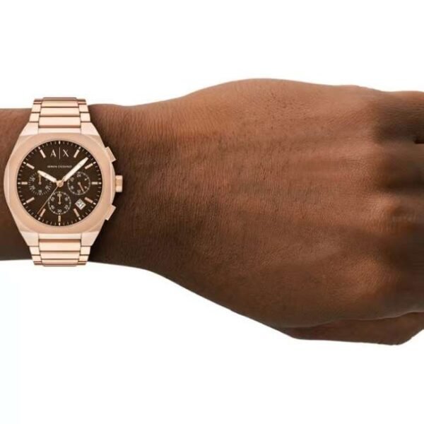 Armani Exchange Brown Men Quartz Watch AX4188