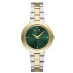 Armani Exchange Green Women Quartz Watch AX5176