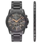 Armani Exchange Gray Men Quartz Watch AX7170SET