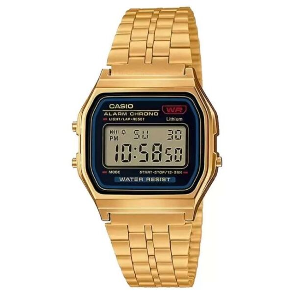 Casio Vintage Stainless steel Gold Unisex Watch D162