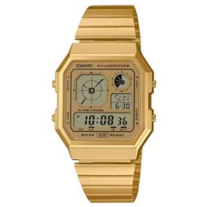 Casio Vintage  Stainless steel Gold Unisex  Watch D390