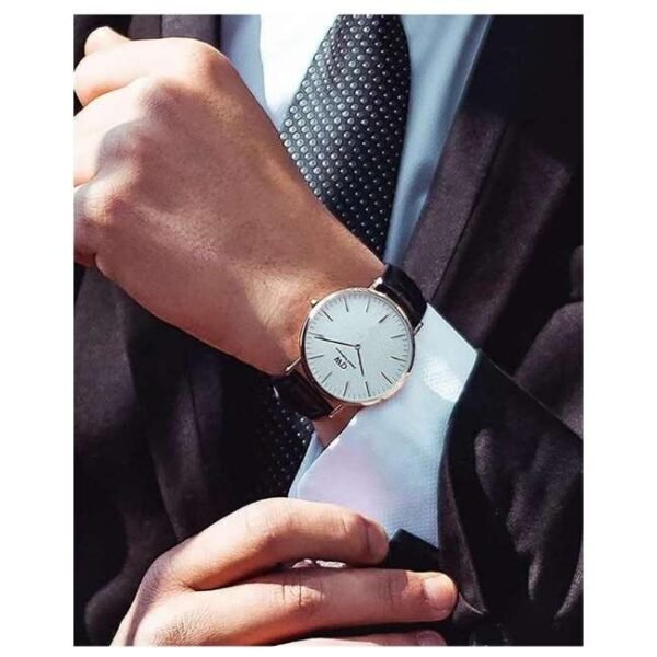 Daniel Wellington Black Leather Men Watch DW00100007