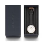 Daniel Wellington Black Leather Men Watch DW00100007