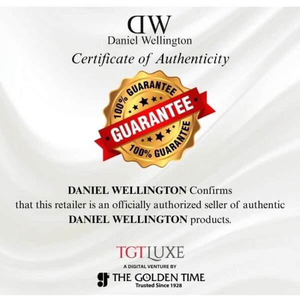 Daniel Wellington Black Leather Men Watch DW00100007