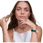 Daniel Wellington Green Leather Women Watch DW00100826K
