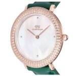 Daniel Wellington Green Leather Women Watch DW00100826K