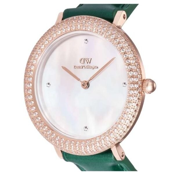 Daniel Wellington Green Leather Women Watch DW00100826K