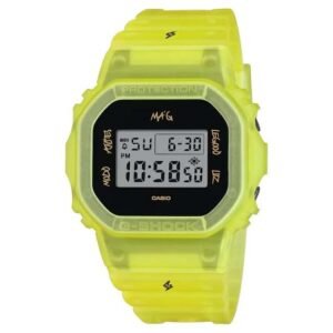 Casio G-Shock Resin Translucent Yellow and Black Men Watch G1652