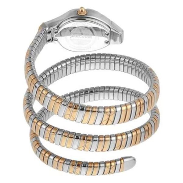 Just Cavalli Women Two Tone Silver & Rose Gold Color Watch JC1L189M0085