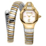 Just Cavalli Women Two Tone Silver & Gold Color Watch JC1L326M0055