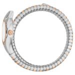 Just Cavalli Women Two Tone Silver & Rose Gold Color Watch JC1L355M0065