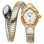 Just Cavalli Women Two Tone Silver & Gold Color Watch JC1L356M0055