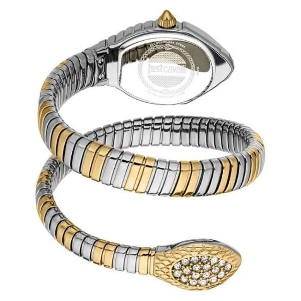 Just Cavalli Women Two Tone Silver & Gold Color Watch JC1L356M0055