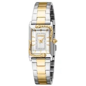 Just Cavalli Women Two Tone Silver & Gold Color Watch JC1L364M0085