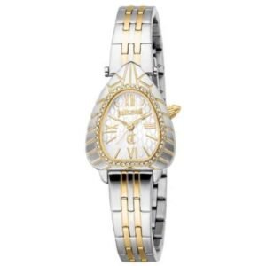 Just Cavalli Women Two Tone Silver & Gold Color Watch JC1L366M0075