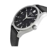 Victorinox Leather Black Watch 241474