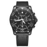 Victorinox Genuine Leather Black Watch 241786
