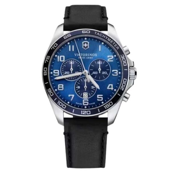 Victorinox Genuine Leather Blue Watch 241929