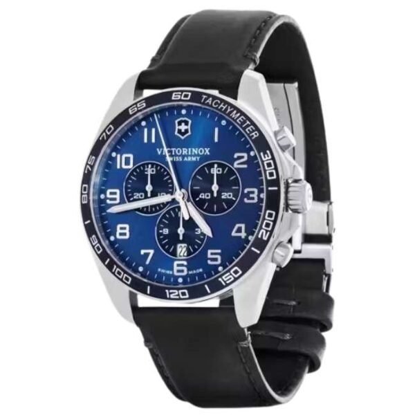 Victorinox Genuine Leather Blue Watch 241929