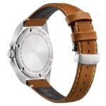 Victorinox Leather Silver Watch 241931