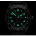 Victorinox Leather Black Watch 242041