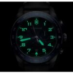 Victorinox Leather Blue Watch 242047