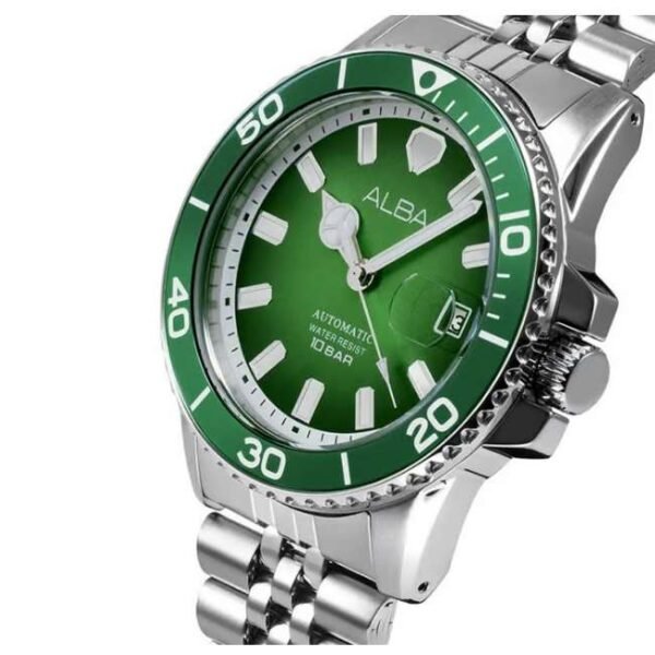 Alba Silver Stainless Steel Men Watch Au4053X1