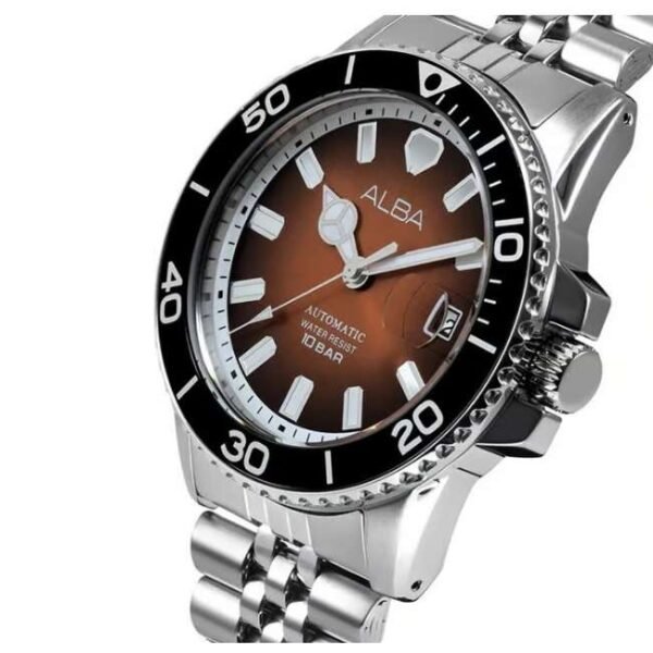 Alba Silver Stainless Steel Men Watch Au4057X1