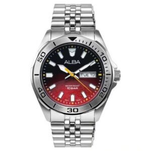 Alba Silver Stainless Steel Men Watch Av3581X1
