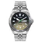 Alba Silver Stainless Steel Men Watch Av3585X1