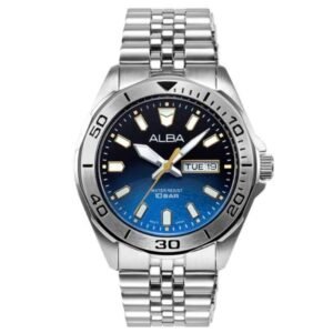 Alba Silver Stainless Steel Men Watch Av3589X1