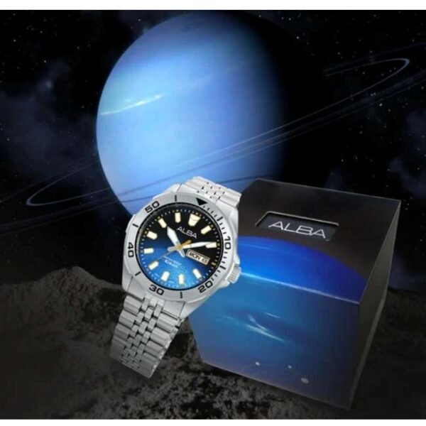 Alba Silver Stainless Steel Men Watch Av3589X1