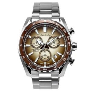 Alba Silver Stainless Steel Men Watch Ax7009X1