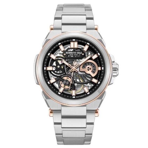 Kenneth Cole Silver Stainless Steel Men Watch Kcwgy0065605Mn