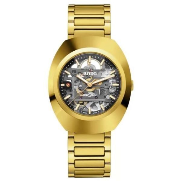 Rado Stainless Steel PVD Gold Unisex Watch R12164153