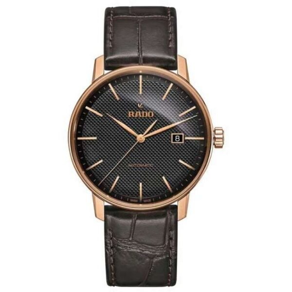 Rado Leather Black Men Watch R22877165