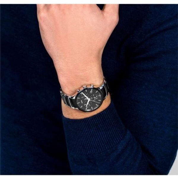 Rado Ceramic Stainless Steel Silver & Black Men Watch R30130152