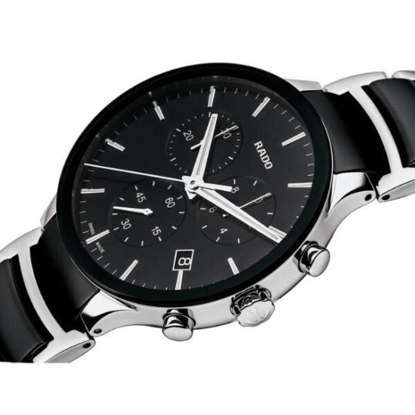 Rado Ceramic Stainless Steel Silver & Black Men Watch R30130152