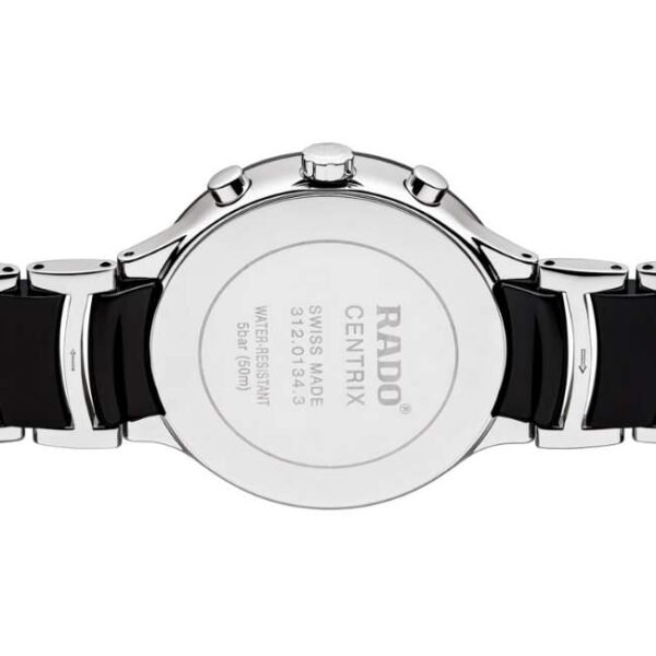 Rado Ceramic Stainless Steel Silver & Black Men Watch R30130152