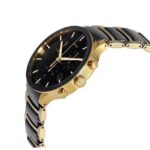 Rado Ceramic Black & Yellow Gold Men Watch R30134162